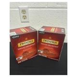 2 new twinings English breakfast black tea