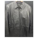 Golden bear xl leather coat