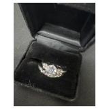 Size 10 wedding band set