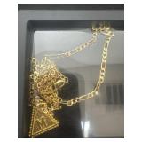 New letter m necklace