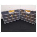 2 Zag divided compartment boxes