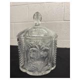 10ï¿½ Vintage Imperlux Biscuit Barrel With Lid Grey
