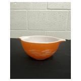 VINTAGE PYREX #441 ORANGE HARVEST WHEAT NESTING