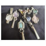 handmade jewelry pendants crafted from upcycled