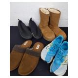 Shoes slippers and Boots various sizes