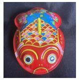 vintage Japanese tin litho goldfish Rattle