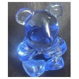 3ï¿½ vintage blue glass koala