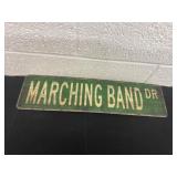 16ï¿½x4ï¿½ marching band dr sign