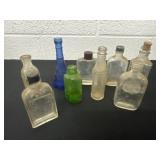 Group of glass bottles