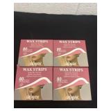 4 new wax strips 80 a pack