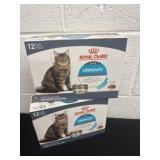 2 boxes of Royal canin cat food