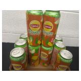 Case of Lipton fusions lemonade ice tea April