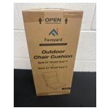 New outdoor chair cushion 21ï¿½x20ï¿½x2ï¿½