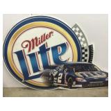 Miller Lite Ford Taurus Metal Sign 29x40