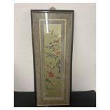 Cultural Stitched Artwork in Frame24x9.5