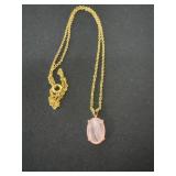 pink pendant necklace