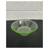 6ï¿½ green glass bowl