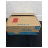 500 count paper lunch bags.  6 lbs