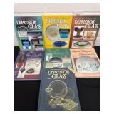 7 depression glass books