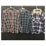 Small and large flannels for womenï¿½