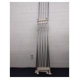 Expandable shelving 42 in and 6 ft.