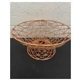 11ï¿½ fruit basket, copper