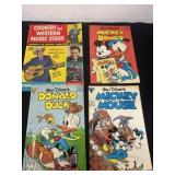 Walt Disney comic books and country western music