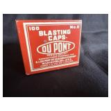 Vintage DuPont No. 6 Blasting Caps Tin 2.5ï¿½x2.5ï¿½