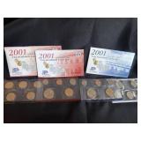 2001 d and p Uncirculated coin sets
