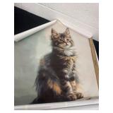 Halloween and  canvas cat pictures