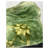 Pet friendly floral blanket