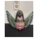 13ï¿½ vintage Mexican folk art wall hanging