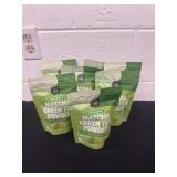 7 new bags of matcha green tea powder