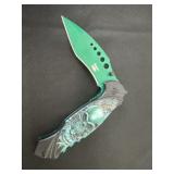 3.5ï¿½ skull green knife