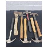 Group of hammers.