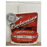 Budweiser AB Ford Fusion Racing sign 34x27.5