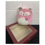 Squishmellow and wood box