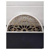 19.5x 10 in wooden lattice wall plaque