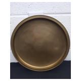 12-in heavy brass tray