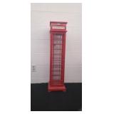 35'Tall Telephone glass shelving