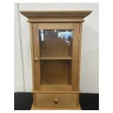 26x15 Cute Display Cabinet With Shelf