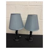 Two 15ï¿½  table lamps