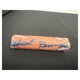 Roll of wheat pennies
