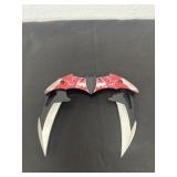 Batman-themed dual-blade folding pocket knife