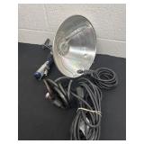 Clamp light and bike locks cords