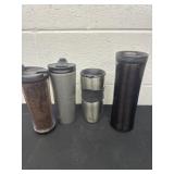 4 Starbucks cups
