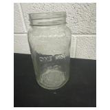 7ï¿½ 1 1/2 pint canning jar rare