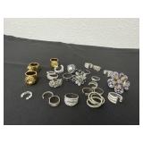 Group of various size rings