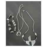 hematite beaded necklaces and bracelets