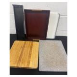 Cutting boards and trays
